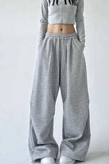 High Waist Sweatpants Knit Pants