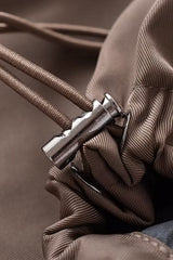 Cropped Cargo High Neck Coat coats