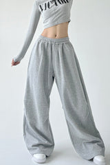 High Waist Sweatpants Knit Pants