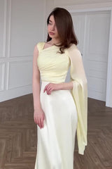 Chiffon One Shoulder Formal Dress