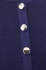 Sleeveless Round Neck Knit Sweater Dress