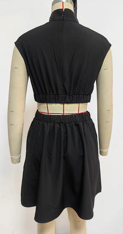 Glorina Mini Dress - Black