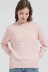 Cotton Solid Color Essential Knit Top