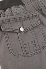 Multi Pocket Low Waist Bootcut Jeans