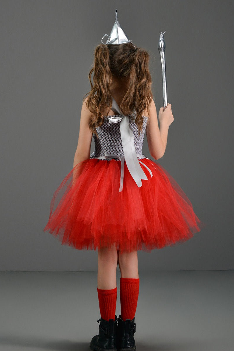 Tin Girl Dress Kid Halloween Costume