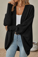 Solid Color Mid Length Cardigan