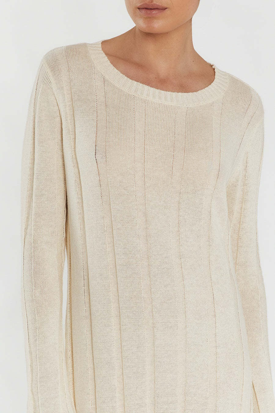 Solid A Line Maxi Sweater Dress