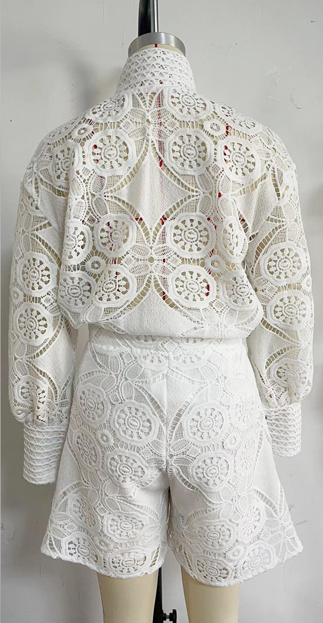 Classic Summer Co-ord Set - White