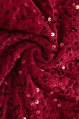 Solid Sequin High Waist Bodycon Pencil Skirt