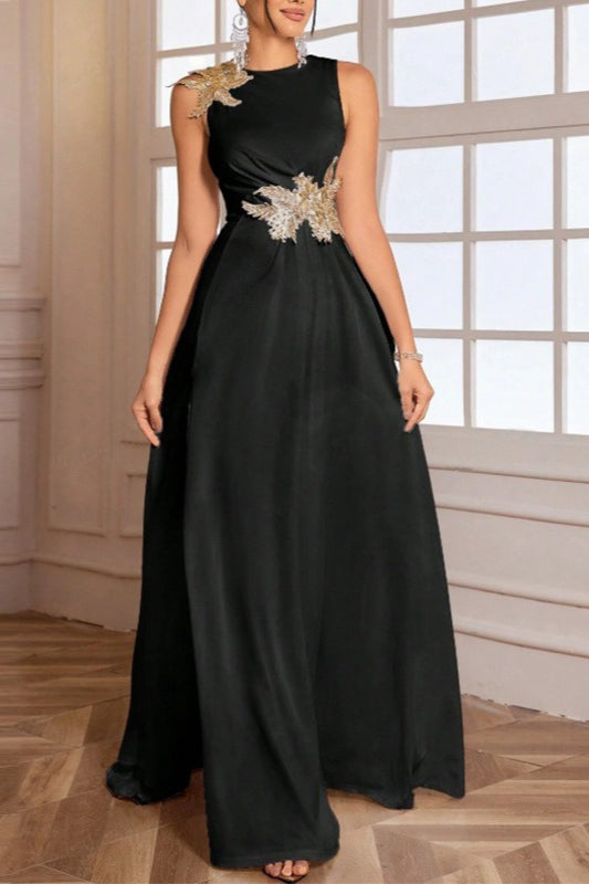 Sleeveless Bodycon Maxi Party Dress