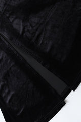 Sexy Velvet Strappy Backless Maxi Dress