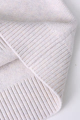 Double Zipper Shawl Collar Sweater