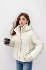 Short Puffer Down Coat coats