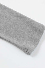 Contoured Long Sleeve Knit Top