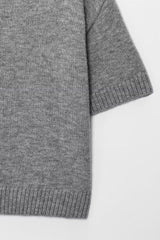 French Chic Short Sleeve Slim Knit Top