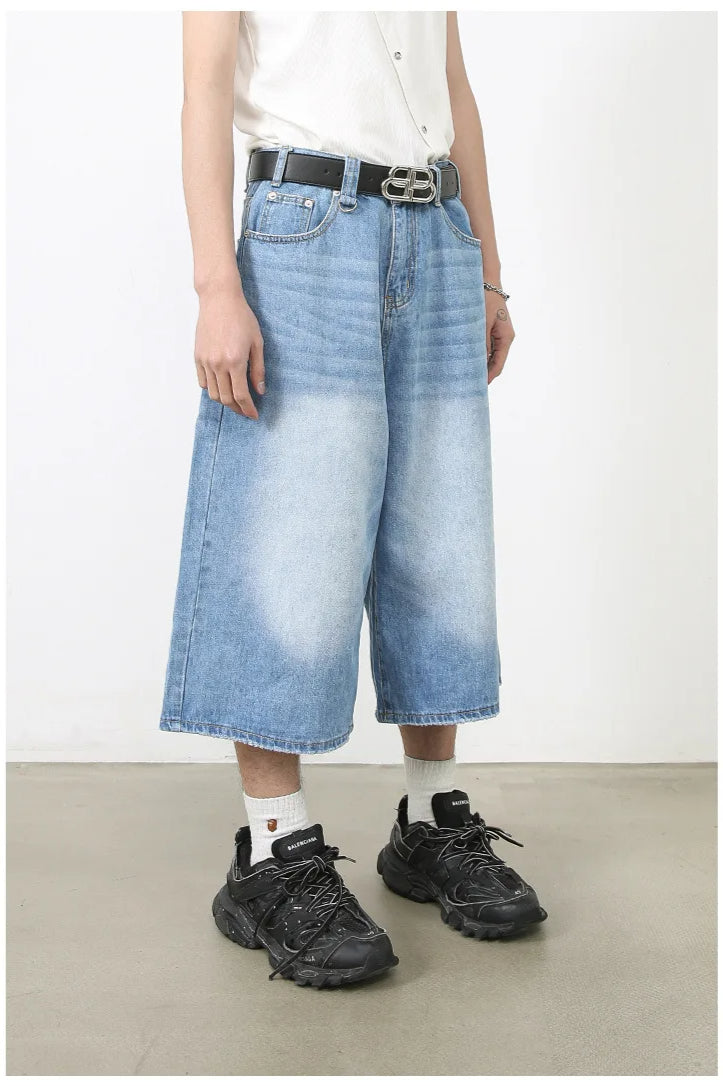 Vintage Y2K Loose Cropped Jeans