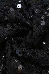 Sequin Strapless High Slit Maxi Dress