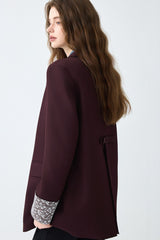 Elegant Mid-Length Office Blazer