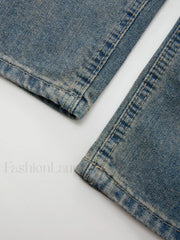 90s Washed High Waist Boyfriend Jeans Boyfriend Jeans