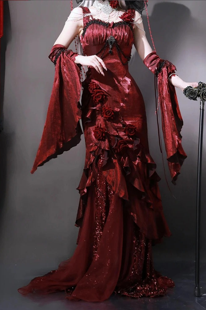 Halloween Victorian Witch Dress