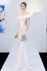 Elegant Off Shoulder Bodycon Formal Dress