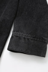 Dark Vintage Relaxed Denim Overcoat