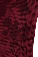 Mesh Floral Long Sleeve Bodycon Dress