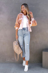 Brushed Waffle Long Sleeve Coat coats