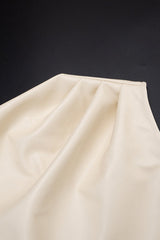 Ruched PU Leather Bodycon Dress