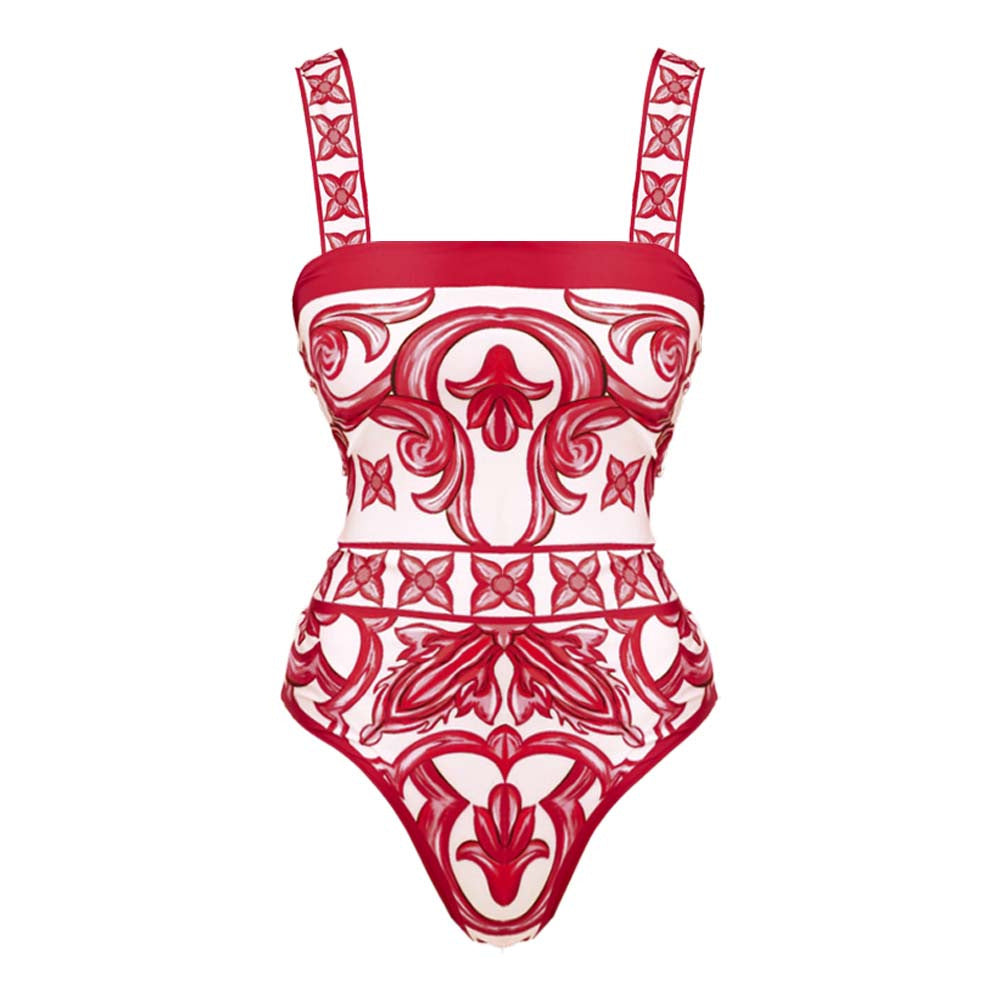 Seaside Rouge Swimsuit - Red