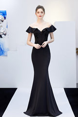 Elegant Off Shoulder Bodycon Formal Dress