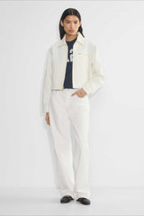 Cropped Utility Workwear Jacket S / Ivory