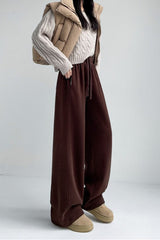 Plush Heavyweight Draped Knit Pants