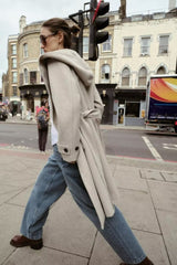 Soft Hooded Loose Fit Casual Overcoat