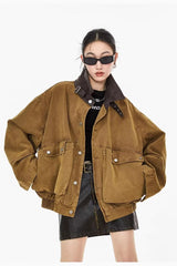 Relaxed Fit Workwear Pocket Jacket