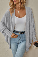 Solid Color Mid Length Cardigan
