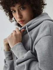 Athleisure Charming Crop Hoodie Sweatshirts & Hoodies L