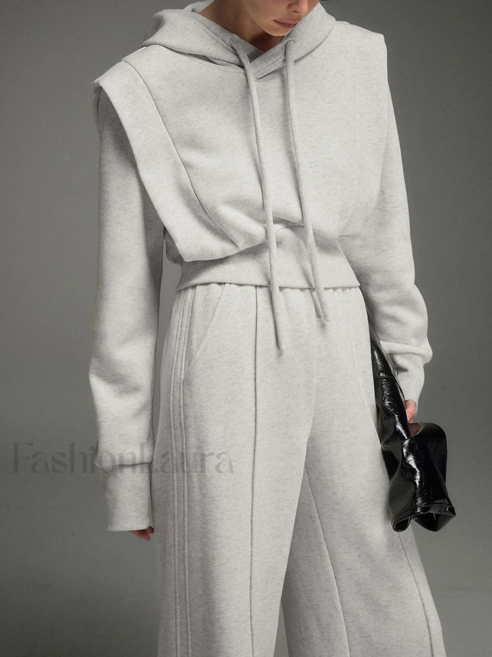 Athleisure Charming Drawstring Hoodie Sweatshirts & Hoodies L