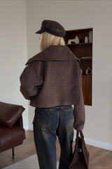 Relaxed Fit Lapel Casual Jacket