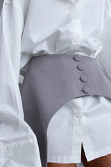 Longline Waist Defining Blouse