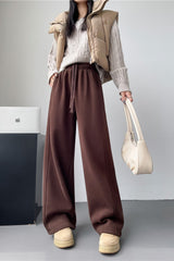 Plush Heavyweight Draped Knit Pants