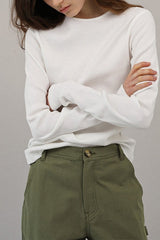 Classic Round Neck Knit Top