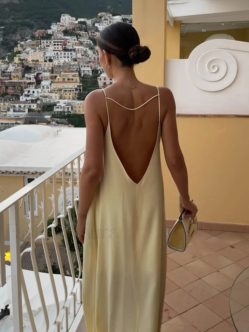 Backless Vacation Graceful Long Dress Dresses