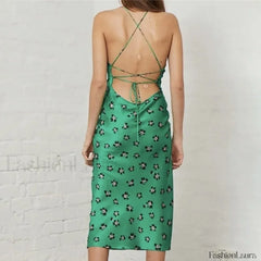 Bandage Off Shoulder Floral Dress