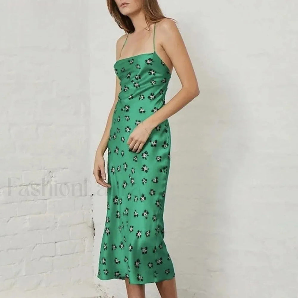 Bandage Off Shoulder Floral Dress