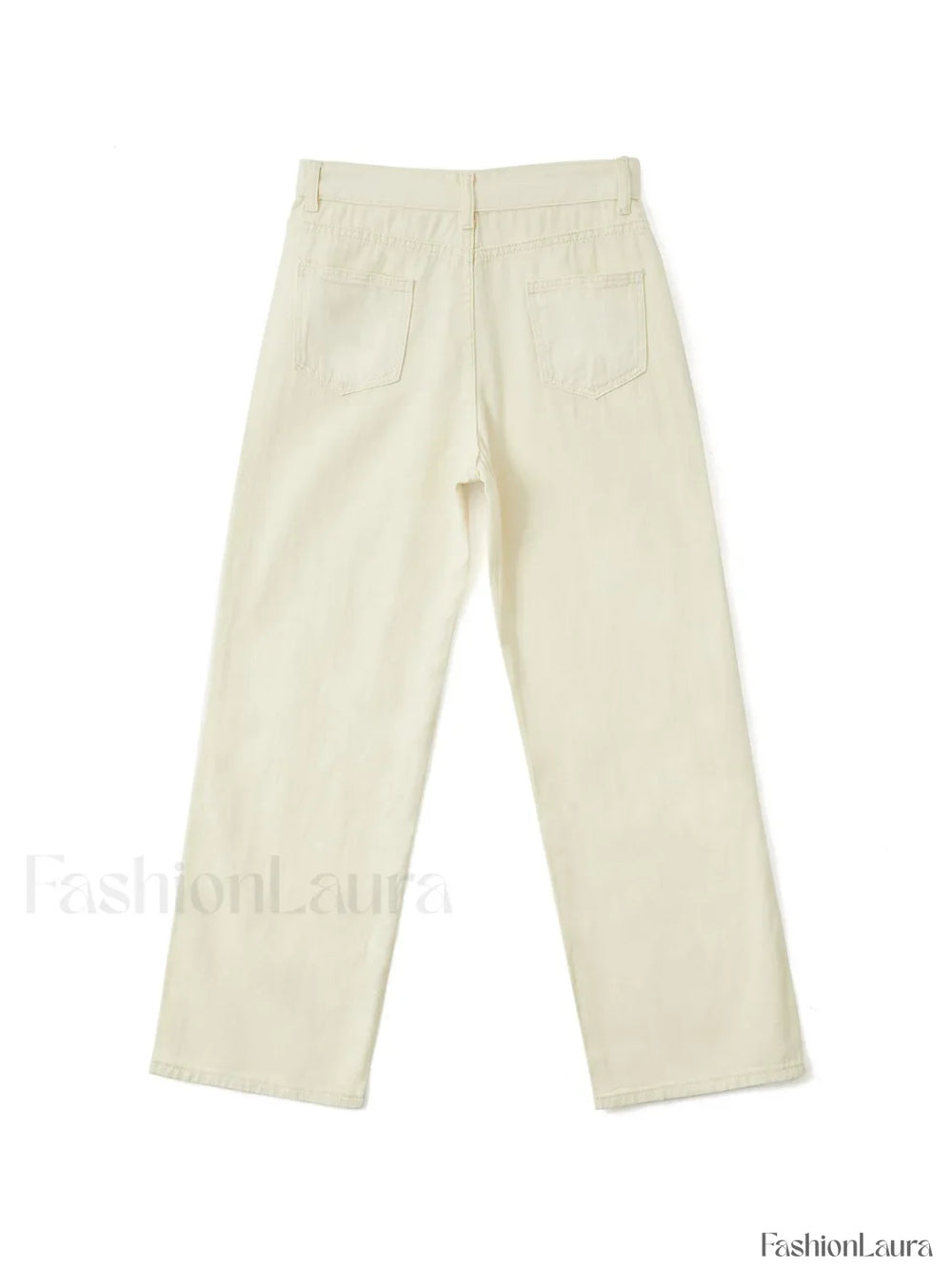 Basic Wash Straight Leg Boyfriend Jeans Boyfriend Jeans