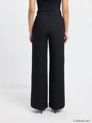 Business Casual Straight Trendy Leg Dress Pants Pants