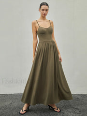 Bustier Corset Open Trendy Back Long Tank Dress Knit Dresses