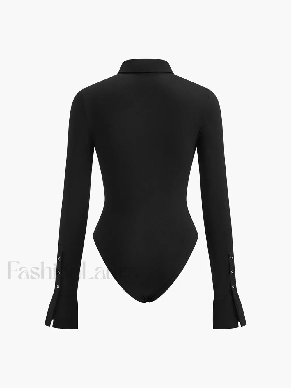 Button Down Collared Bodysuit Bodysuits
