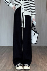 Cashmere Plush Wide Leg Knit Pants